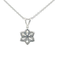 Load image into Gallery viewer, Star of David Pendent 18KW Gold s/w Delta Cut Diamonds