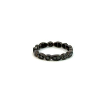 Load image into Gallery viewer, Eternity Ring 18KWGOLD s/w Black Diamond.
