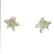 Load image into Gallery viewer, Earrings 18KWGOLD s/w Diamond.
