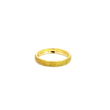 Load image into Gallery viewer, Eternity Ring 18KYGOLD s/w Natural Fancy yellow diamond.