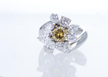 Load image into Gallery viewer, Ring Pt950 &yellow gold s/w Natural diamond
