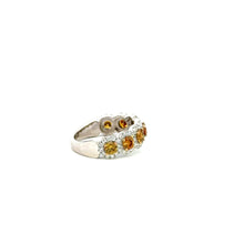 Load image into Gallery viewer, Ring 18KW Gold s/w Fancy Natural Diamond & white diamond
