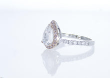 Load image into Gallery viewer, Ring 18kw&pink gold s/w natural diamond