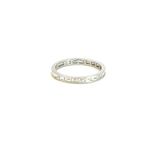 Load image into Gallery viewer, Eternity Band Ring 18KWGOLD s/w Bag diamond.