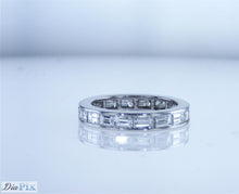 Load image into Gallery viewer, Eternity Band Ring PT950s/w Baggett diamond