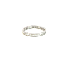 Load image into Gallery viewer, Eternity Band Ring 18KWGOLD s/w Bag diamond.