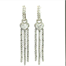 Load image into Gallery viewer, Earrings 18KWGOLD s/w HS Set Diamond &small diamond.
