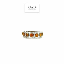 Load image into Gallery viewer, Ring 18KW Gold s/w Fancy Natural Diamond & white diamond
