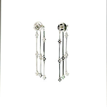 Load image into Gallery viewer, Earrings 18KWGOLD s/w Diamond.