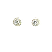 Load image into Gallery viewer, Earrings 18KWGOLD s/w Diamond.