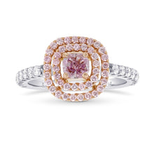 Load image into Gallery viewer, Ring PT950&18kpink gold s/w Fancy intense pink diamond