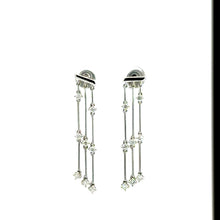 Load image into Gallery viewer, Earrings 18KWGOLD s/w Diamond.
