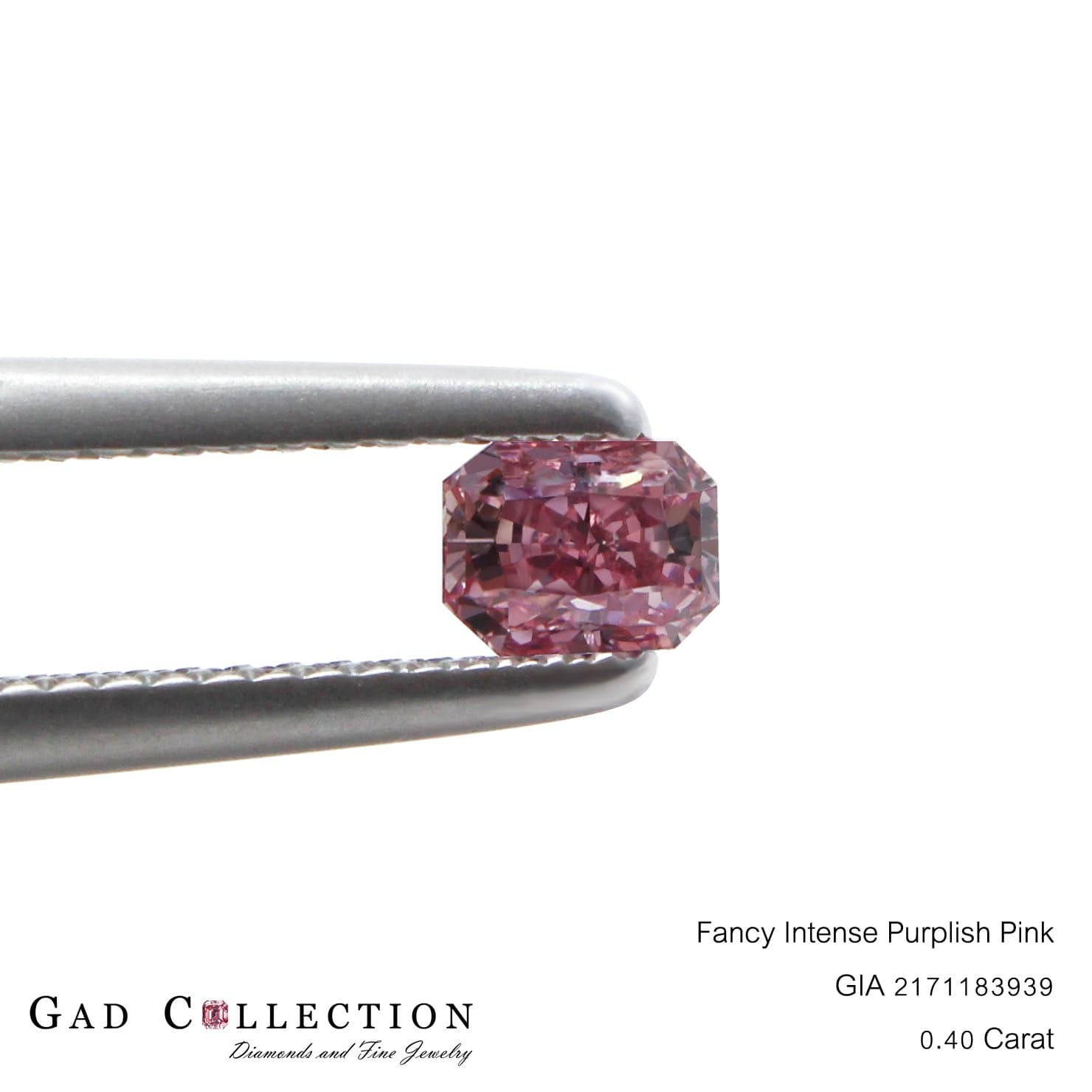FANCY INTENSE PURPLISH PINK GIA