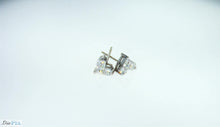 Load and play video in Gallery viewer, Earrings 18KW GOLD s/w HS. Set diamond
