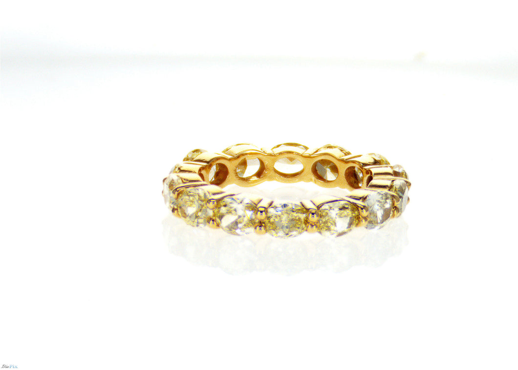 Ring 18ky gold s/w fancy natural diamond