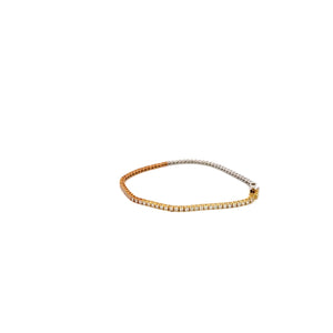 Bracelet 18WPYGOLD s/w white Diamond