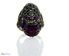 Load image into Gallery viewer, Ring 18KW GOLD s/w Sapphire &amp;Ruby
