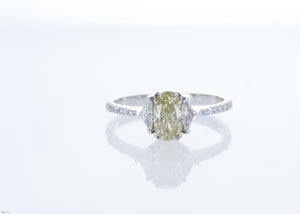 Ring 18k&y gold s/w fancy dip