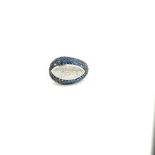 Load image into Gallery viewer, Ring 18KWGOLD s/w Sapphire &amp;Diamonds.
