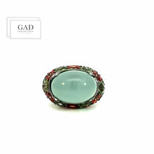 Load image into Gallery viewer, Ring 18 KWGOLD s/w Mix Sapphire
